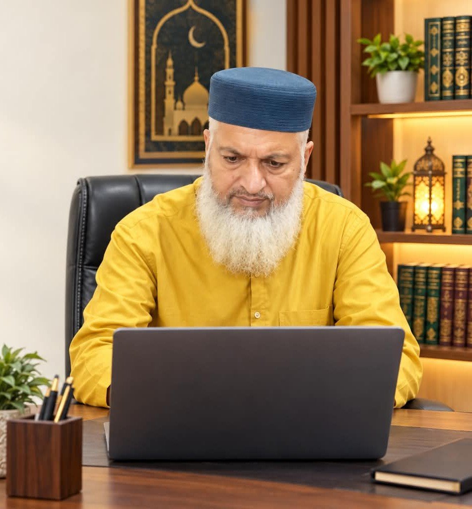 Portrait of Sarfraz Ahmad, founder and CEO of IEDO Academy